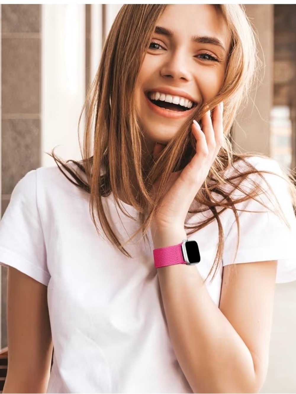Colorful Nylon Loop Apple Watch Bands (Set) - Picture 5 of 6